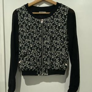 Long sleeve top floral top